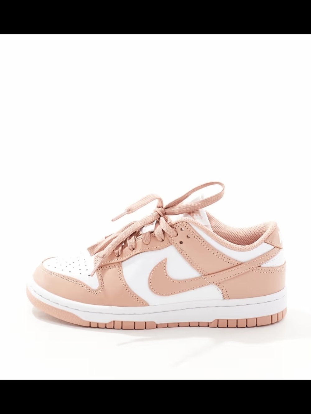 Nike Low-Top Sneakers in Blush Pink and White